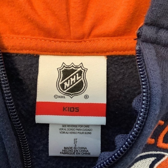 NHL Edmonton Oilers Hoodie. Size 3T - Picture 3 of 6